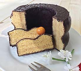 Original Oberlausitzer Baumkuchen GmbH & Co. KG - Herzhafter Baumkuchen mit dunklem Zartbitter-Schokoladenüberzug