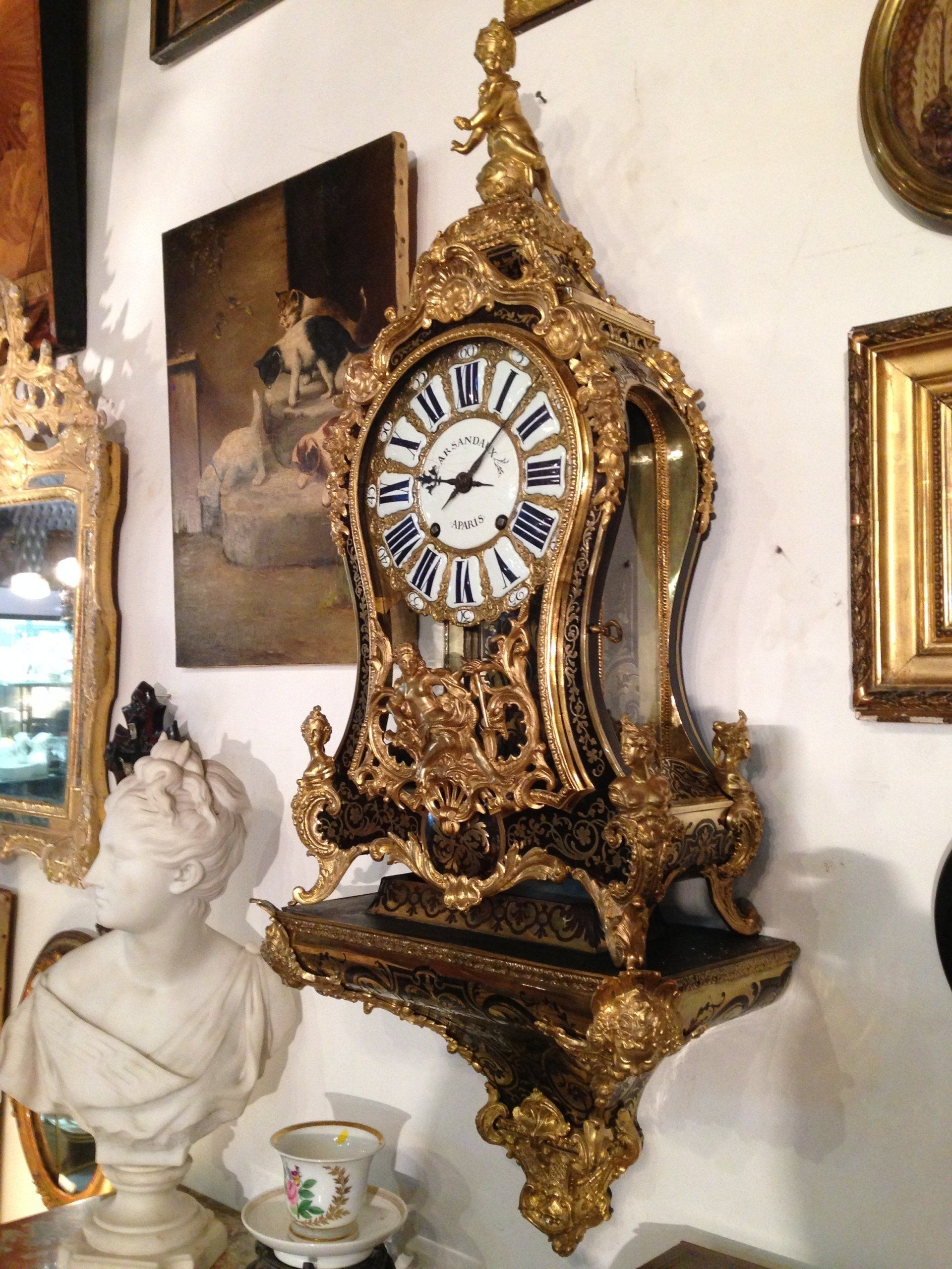 horloge brocante