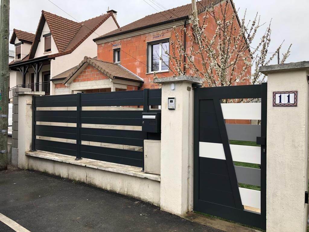 Clôture et portillon