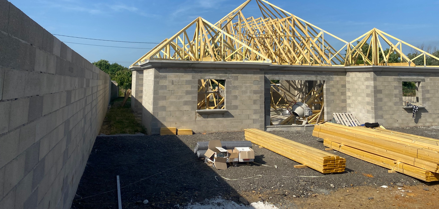 Réalisation d'une charpente américaine