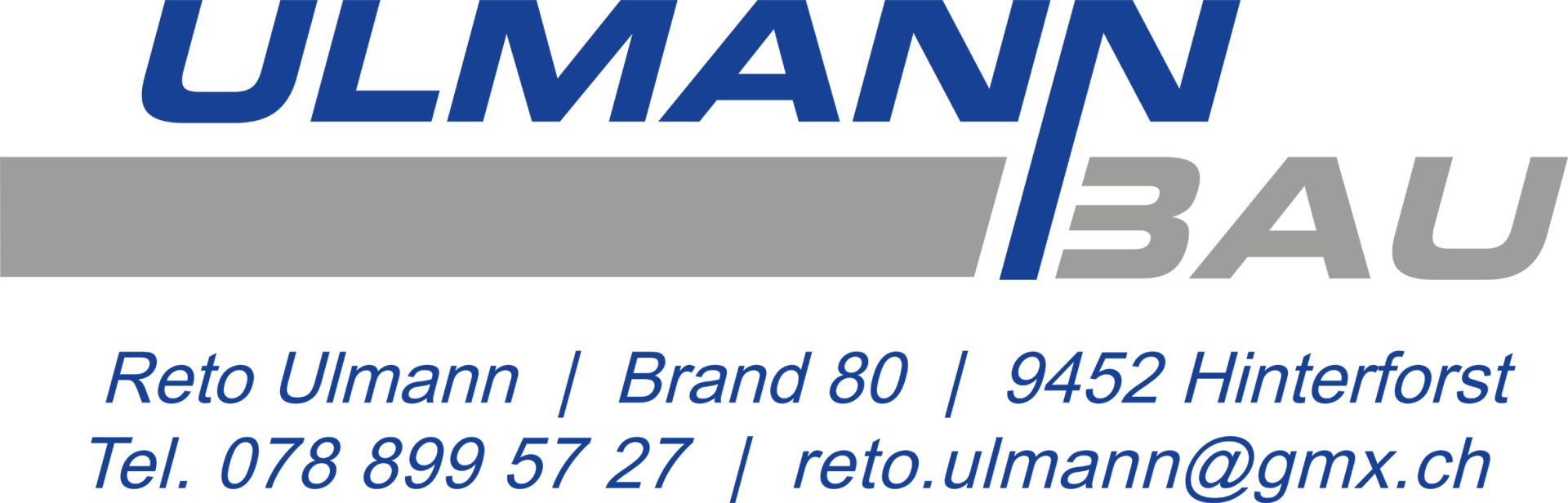 Logo | Maurerarbeiten | Ulmann Bau | Hinterforst in St. Gallen
