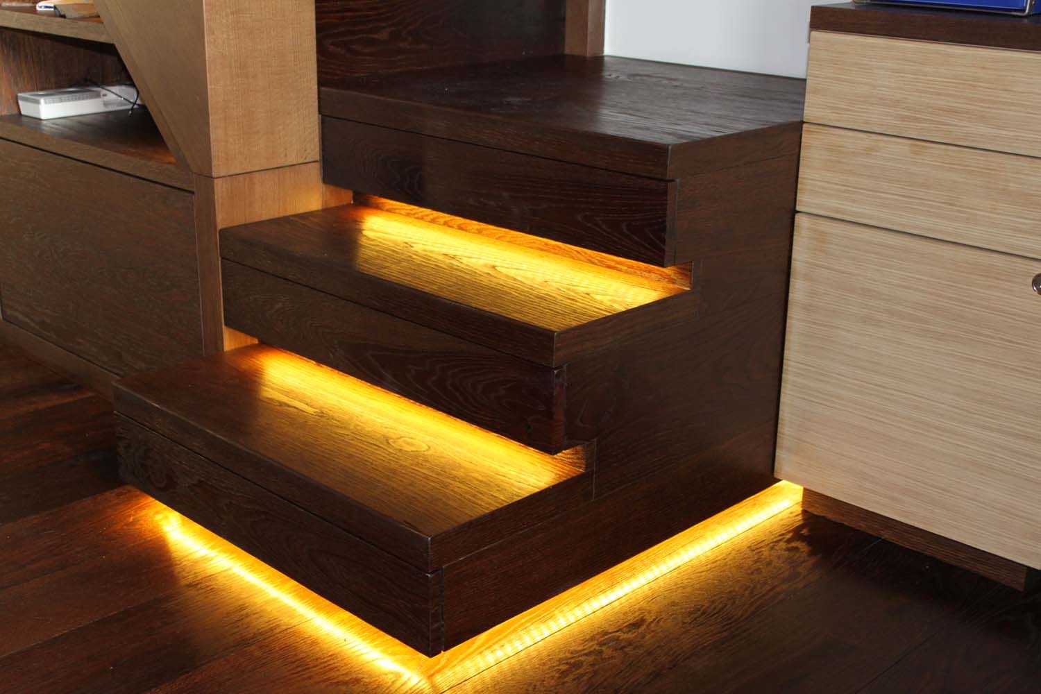 parquet avec lumières