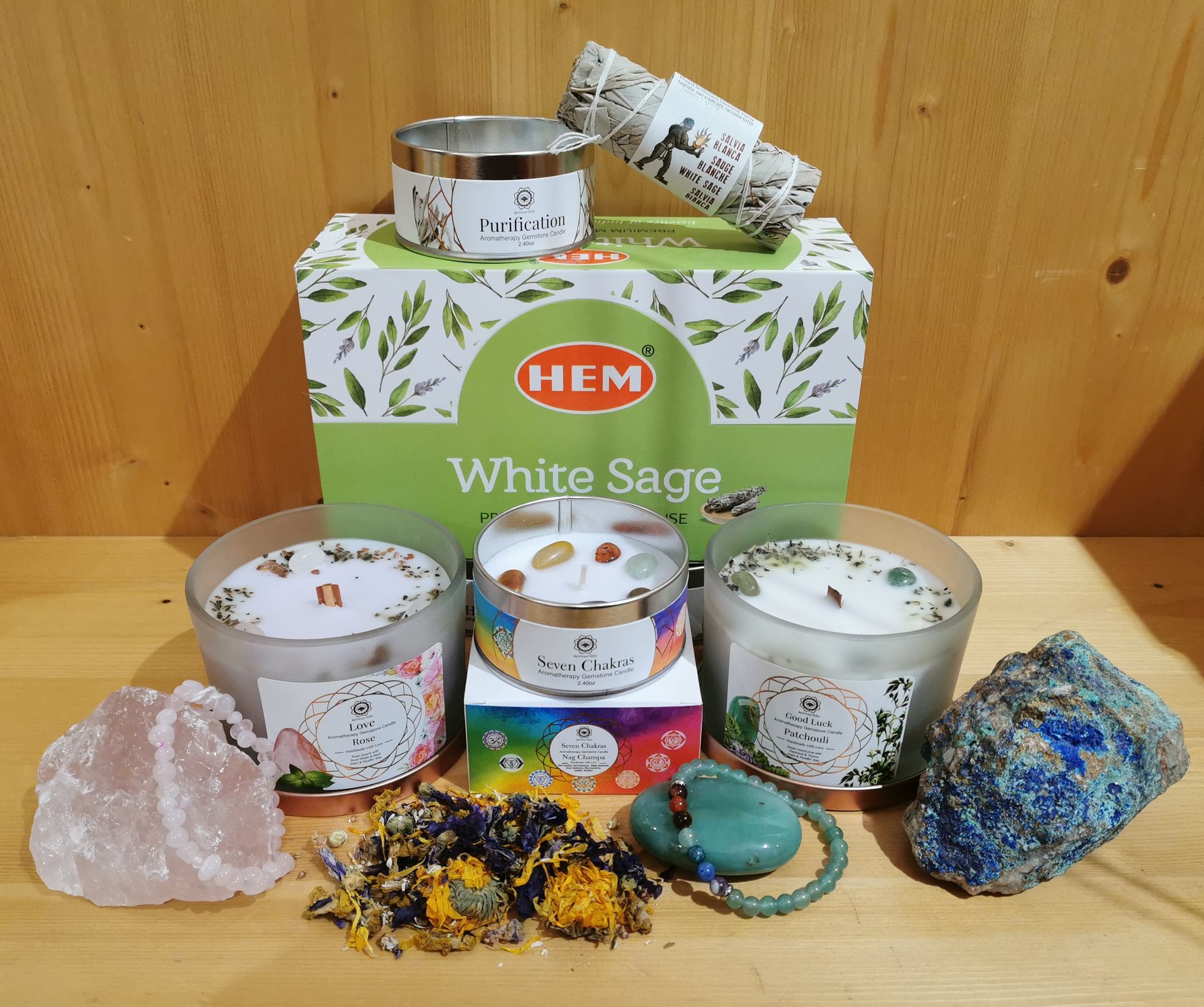 encens bougies sauge blanche