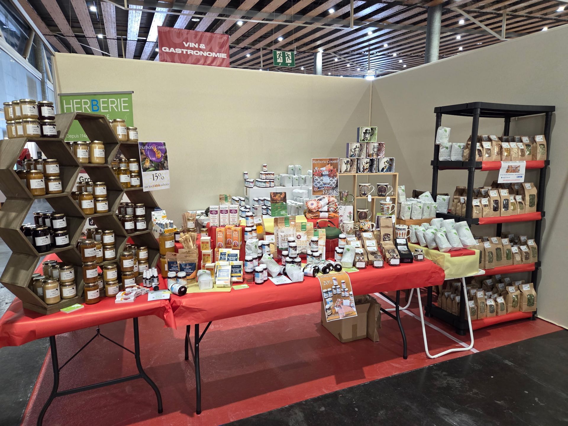 Photo du stand de la Foire de Lille