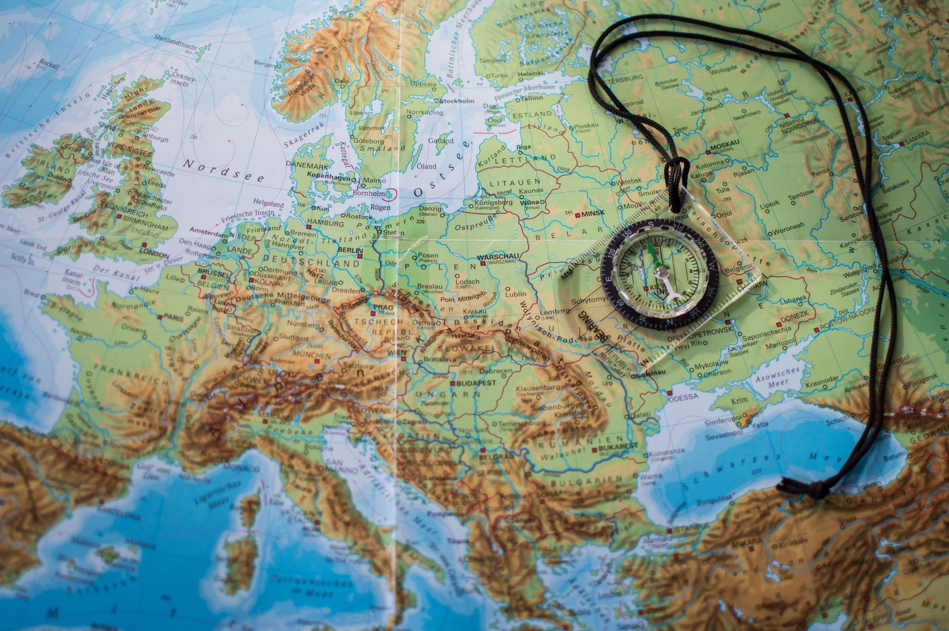 carte de l'Europe