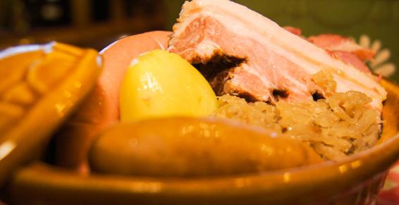 Choucroute au baeckeoffe