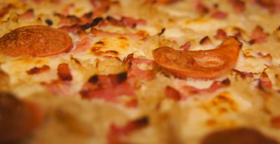 Tarte flambée à la choucroute