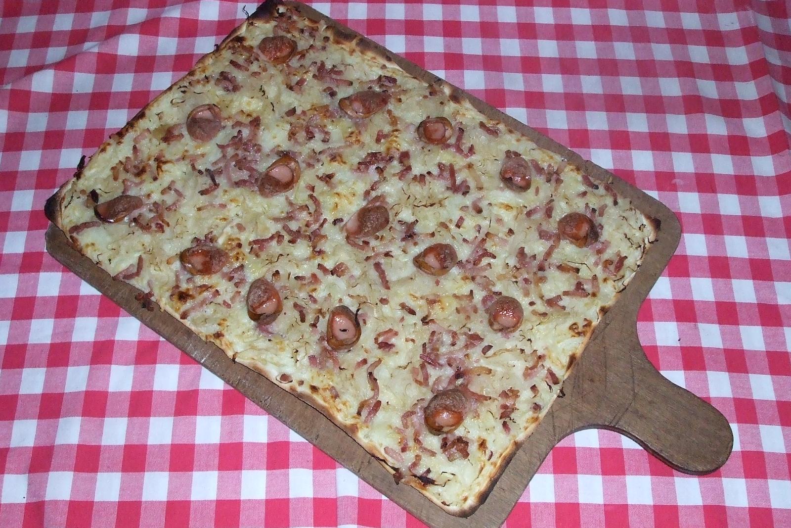 Tarte flambée choucroute