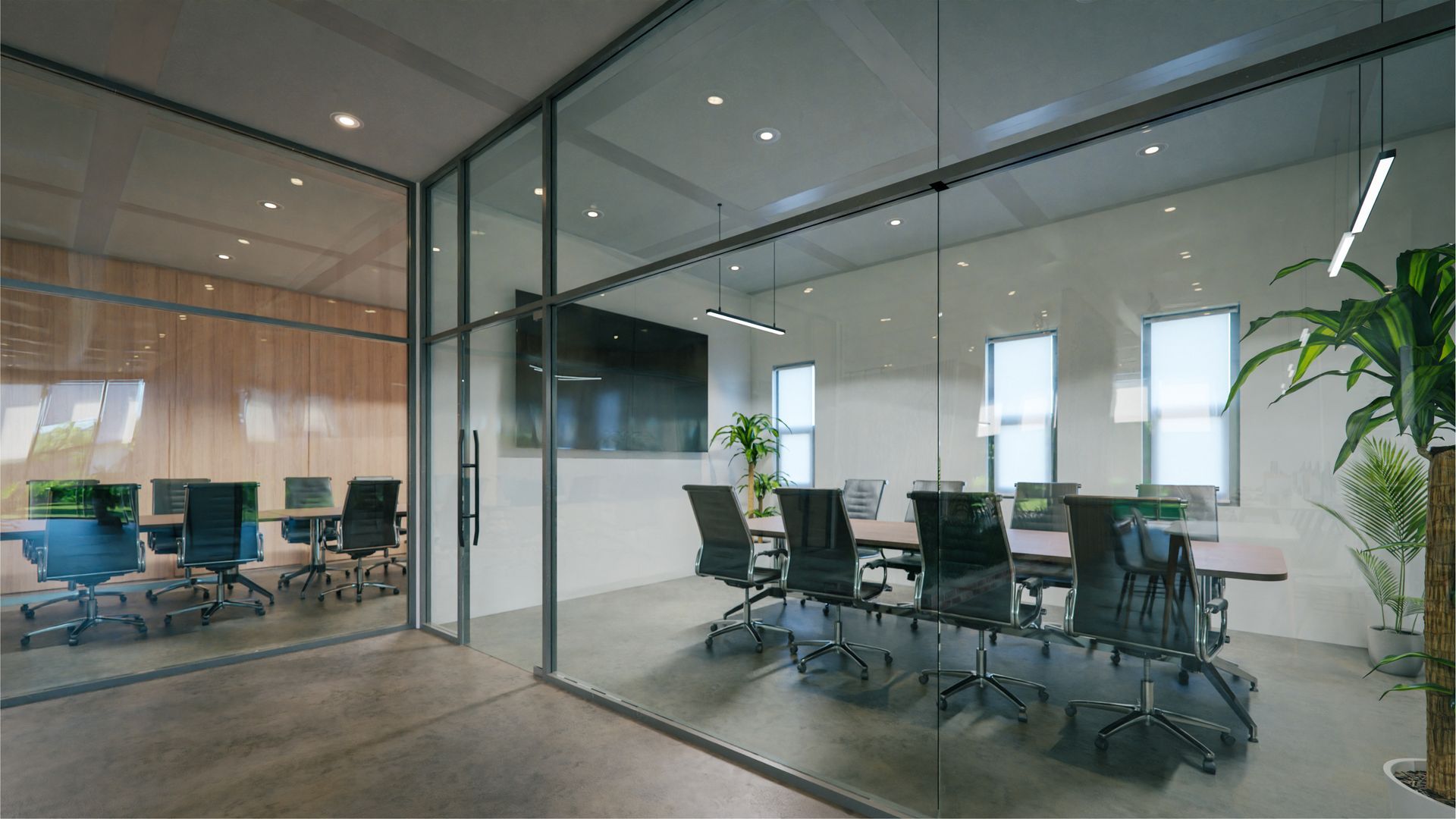 Une salle de réunion