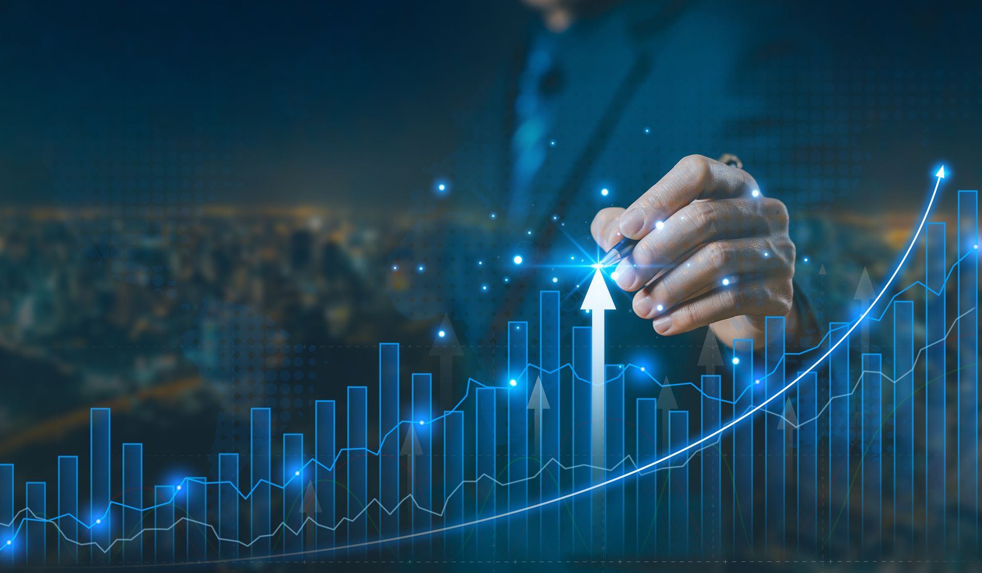 Graphique représentant la croissance
