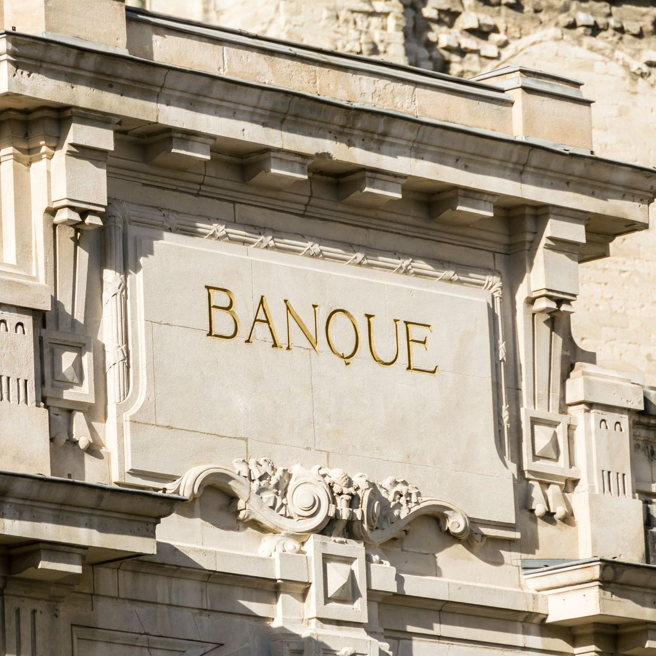 Fronton de banque