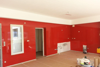 Murs rouges