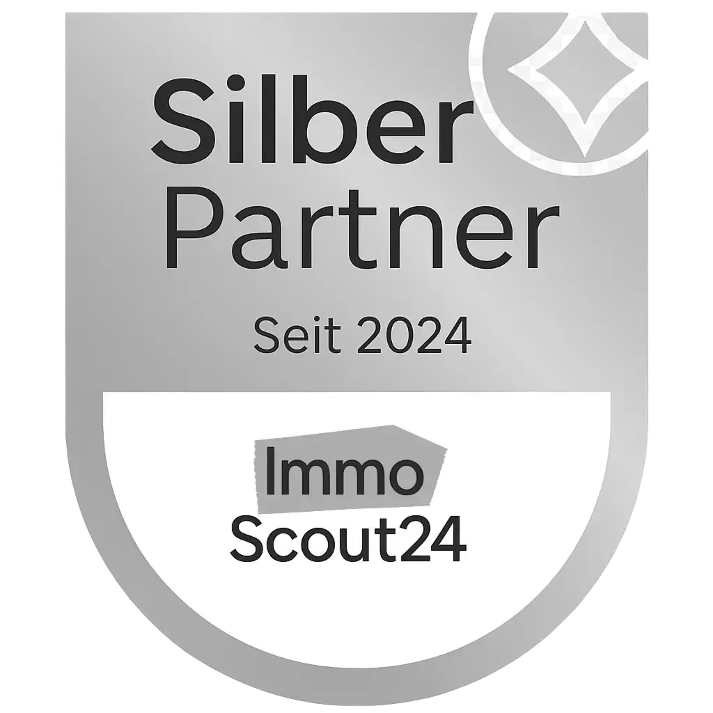 Logo; ImmoScout Silberpartner seit 2024