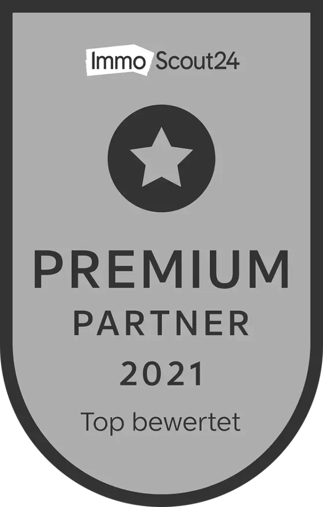 Logo; ImmoScout Premium-Partner 2021