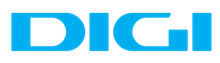 La palabra digi está escrita en azul sobre un fondo blanco.
