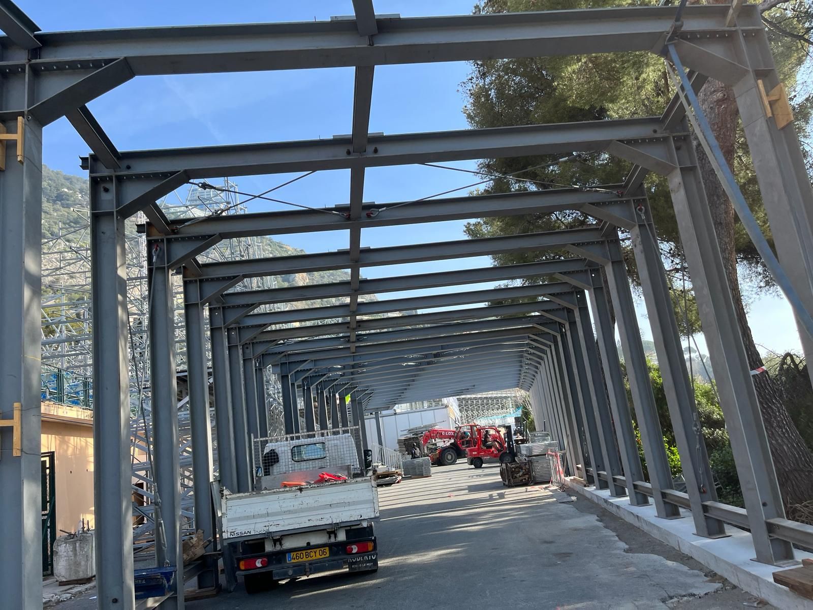 Structure métallique construite par notre entreprise