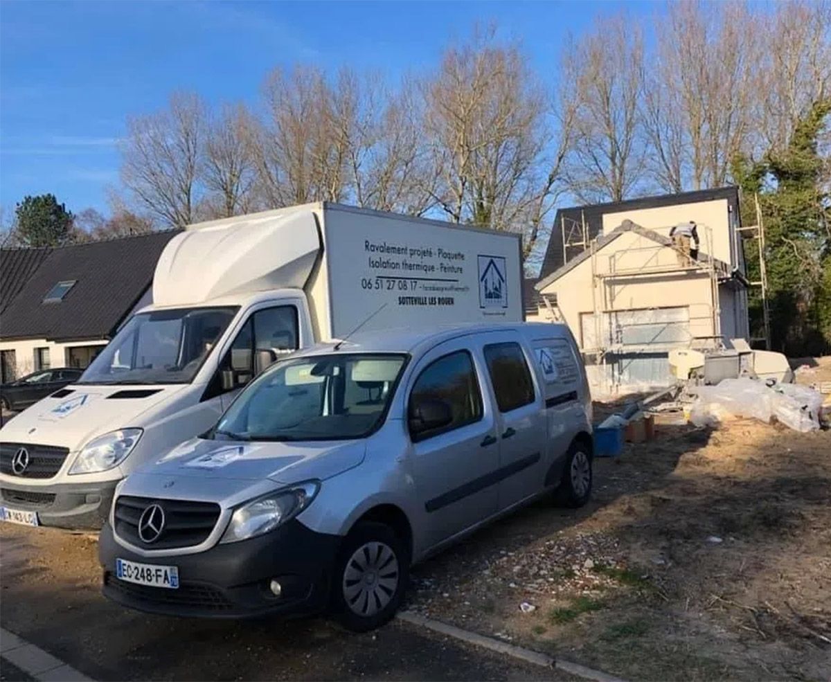 Flotte de véhicules de la société Façade Express