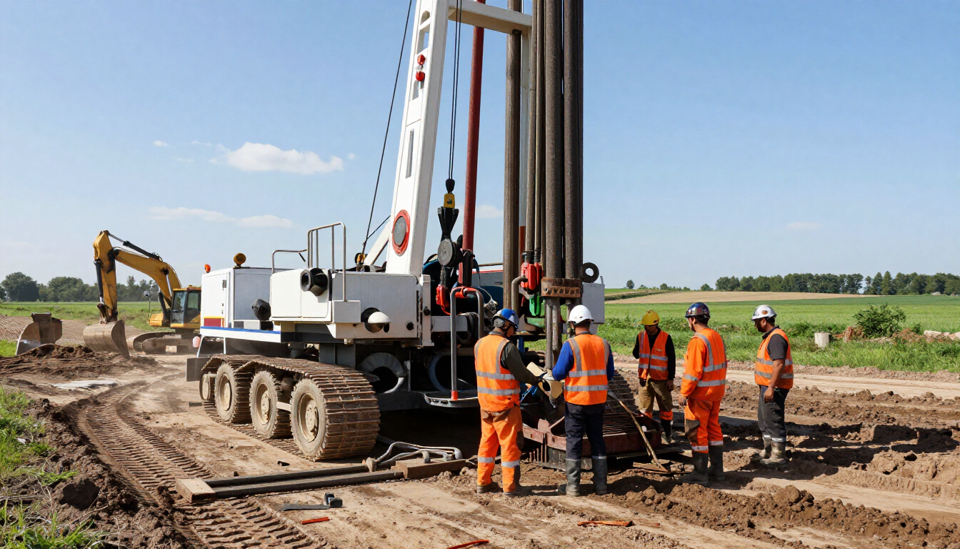 Interior de la clínica Playfisio; logotipo verde en la pared, paneles de madera, silla y mesa.