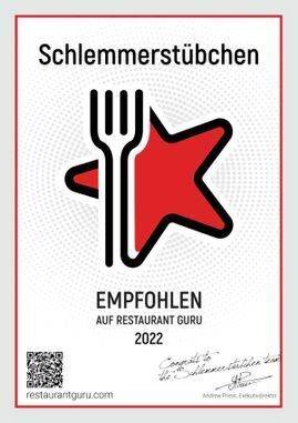Zertifikat Restaurant Guru 2022