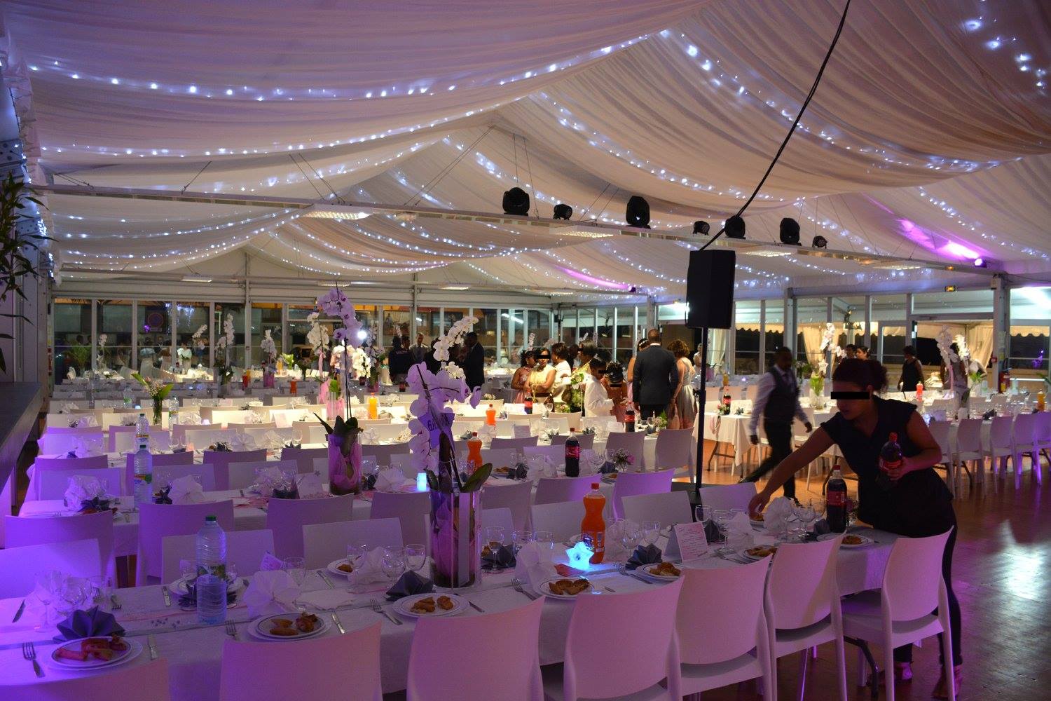 Soirée sous un chapiteau