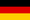 Die Flagge Deutschlands ist rot, schwarz und gelb.