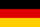 Die Flagge Deutschlands ist rot, schwarz und gelb.