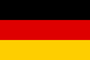 Die Flagge Deutschlands ist rot, schwarz und gelb.