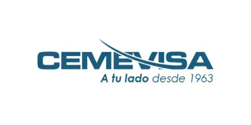 CEMEVISA logo in blue with the tagline “A tu lado desde 1963”