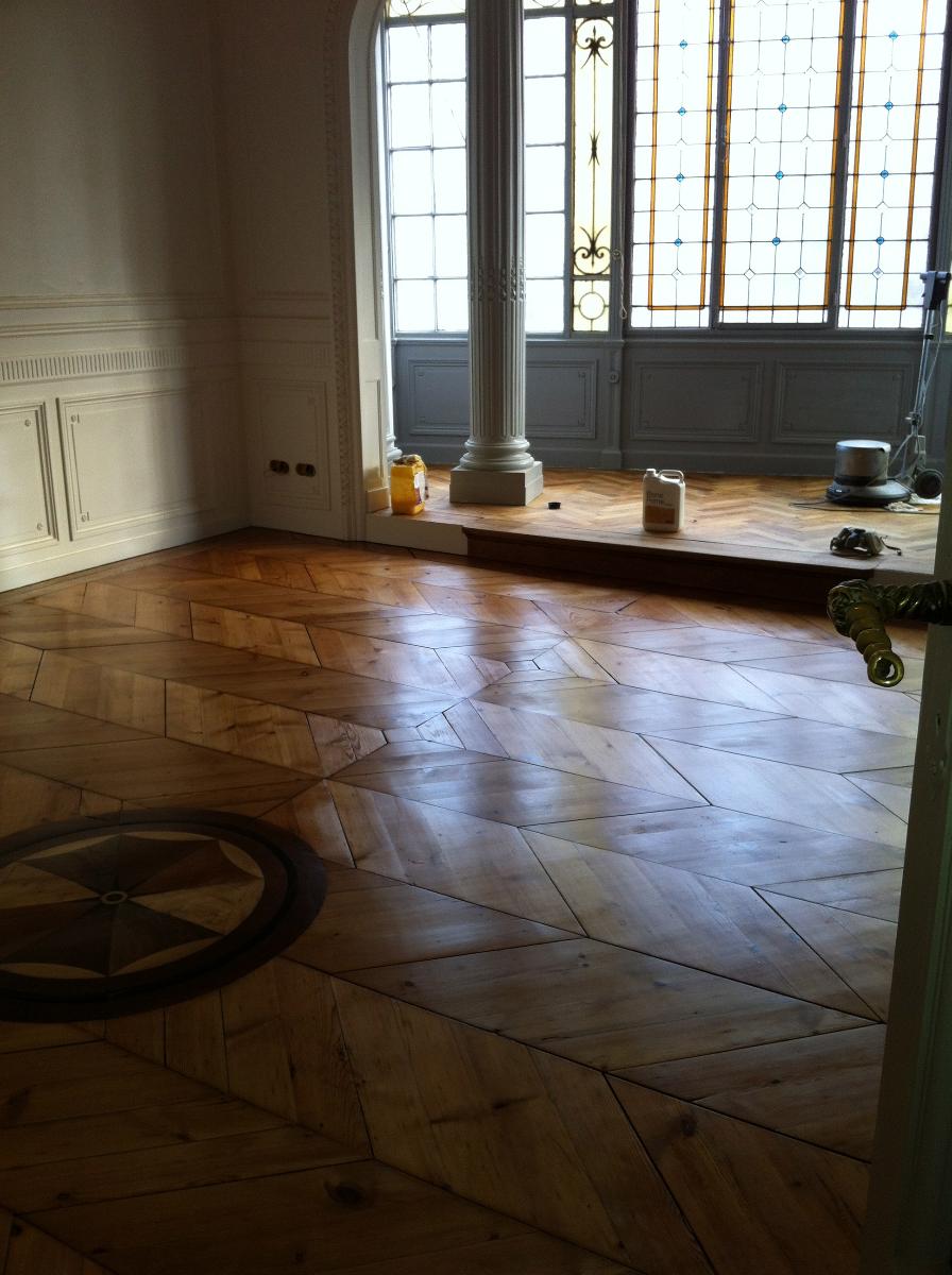Pose de parquet