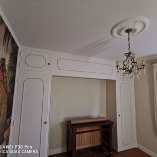 Peinture blanche dans une chambre