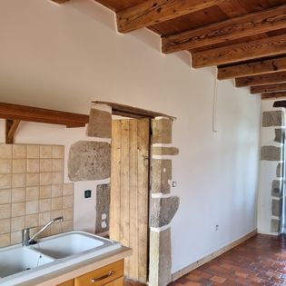 Cuisine d'une maison en travaux