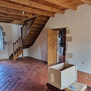 Pièce séjour avant les travaux