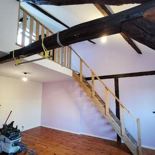 Peinture blanche dans une pièce de vie