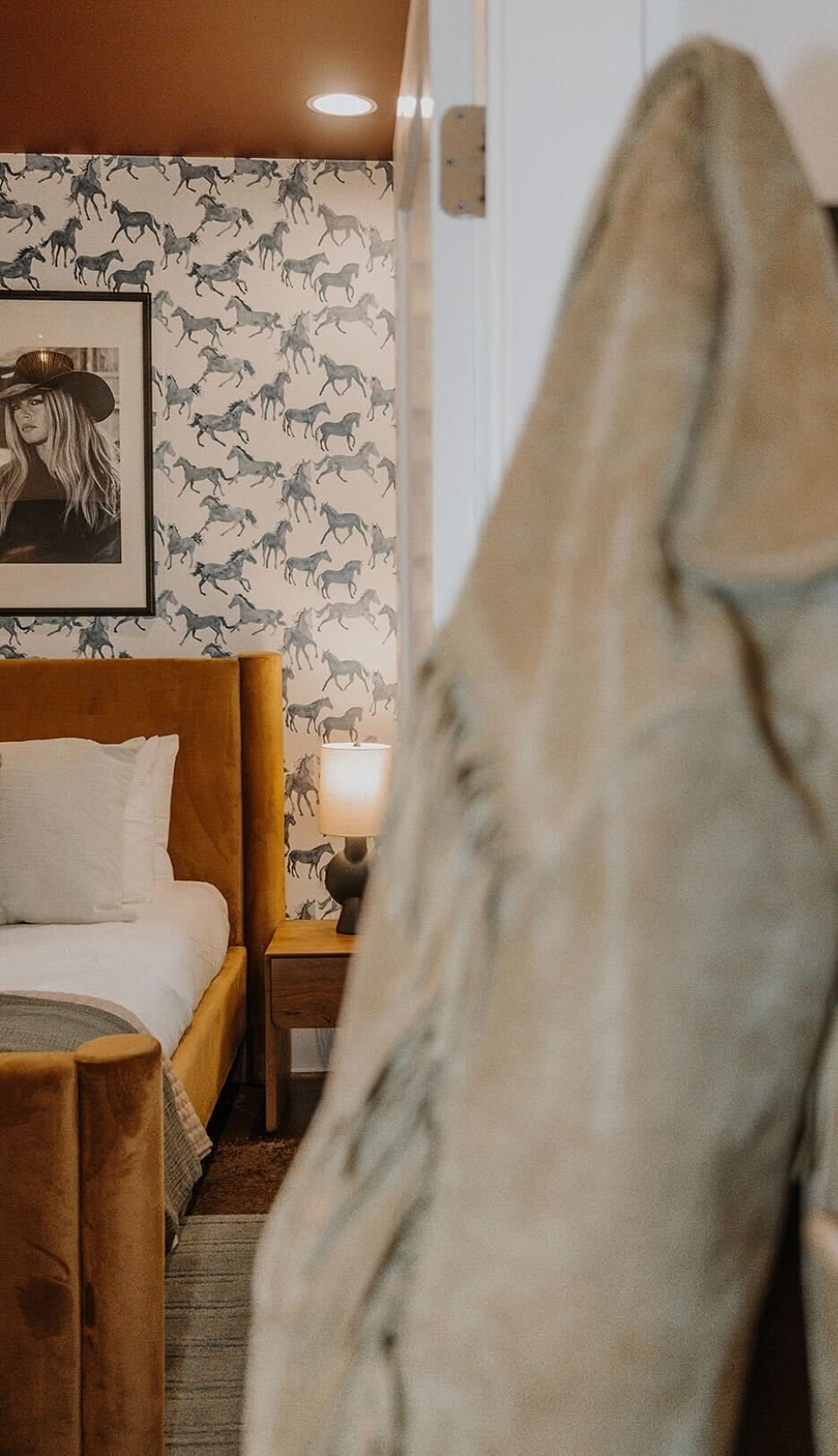 A bedroom from one of Hallson's award winning vacation rentals