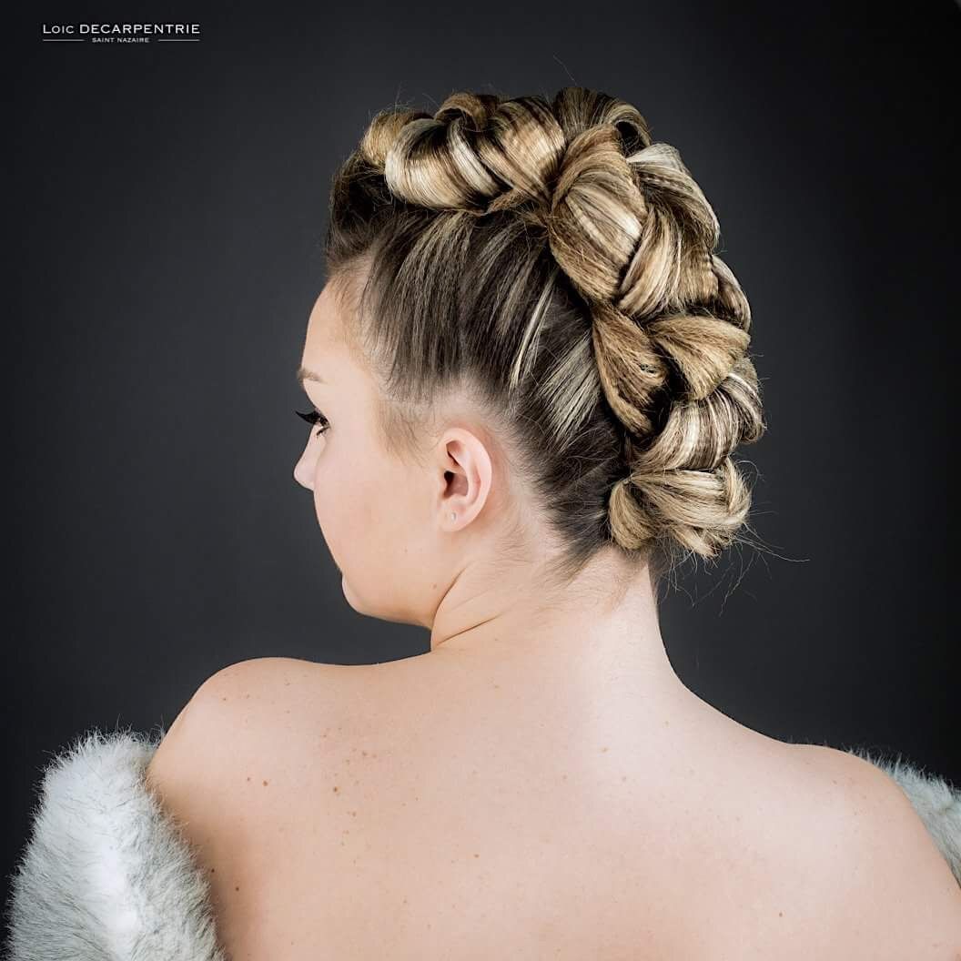 Coiffure d'une mariée