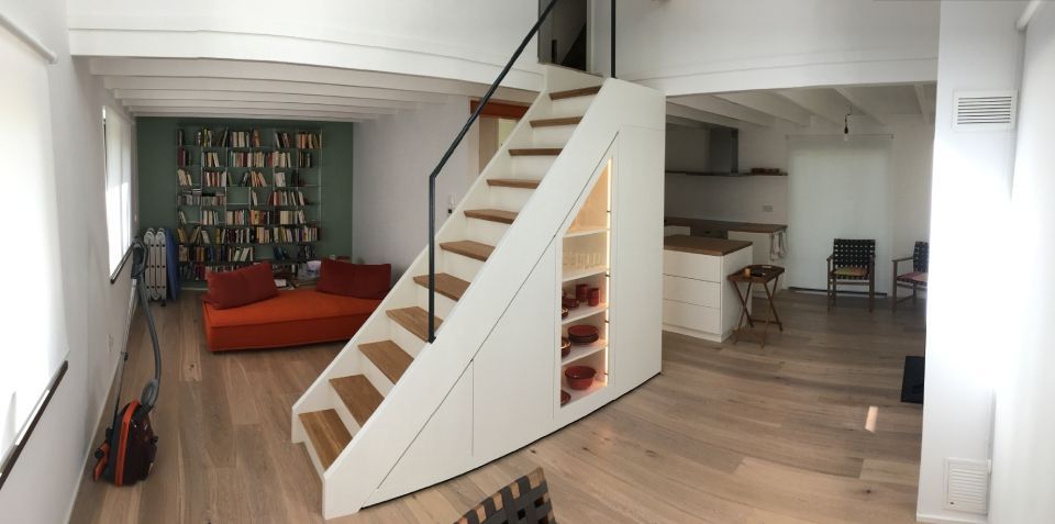 Tischlerei Habbel Regaltreppe