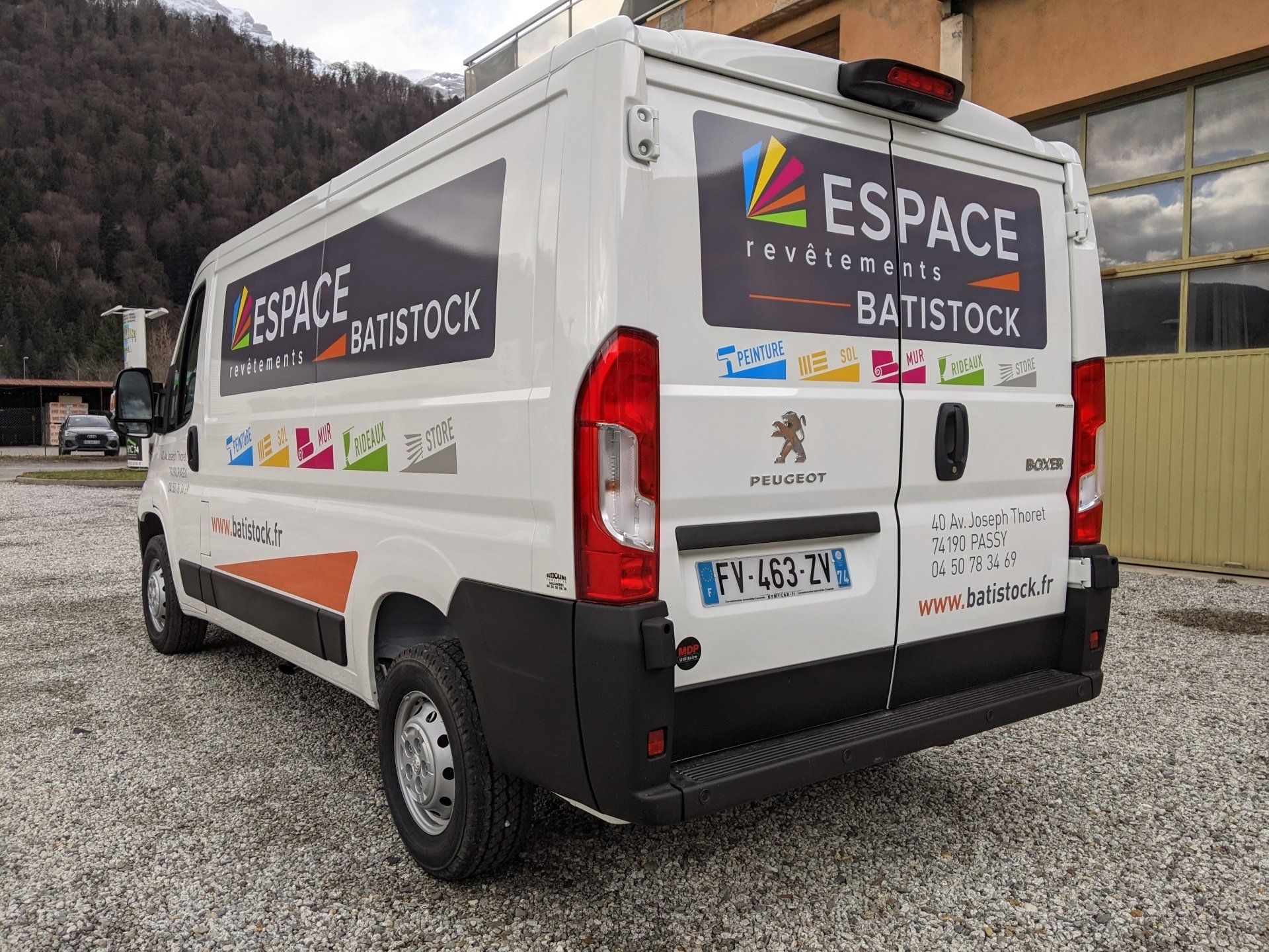 flocage marquage véhicule Sallanches