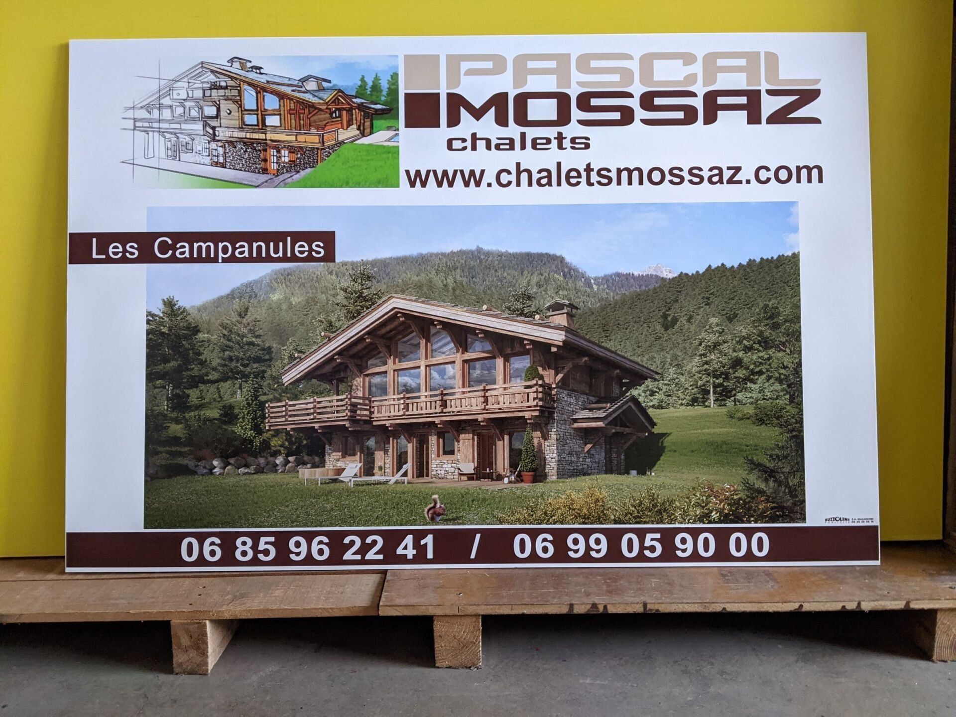 panneau de promotion