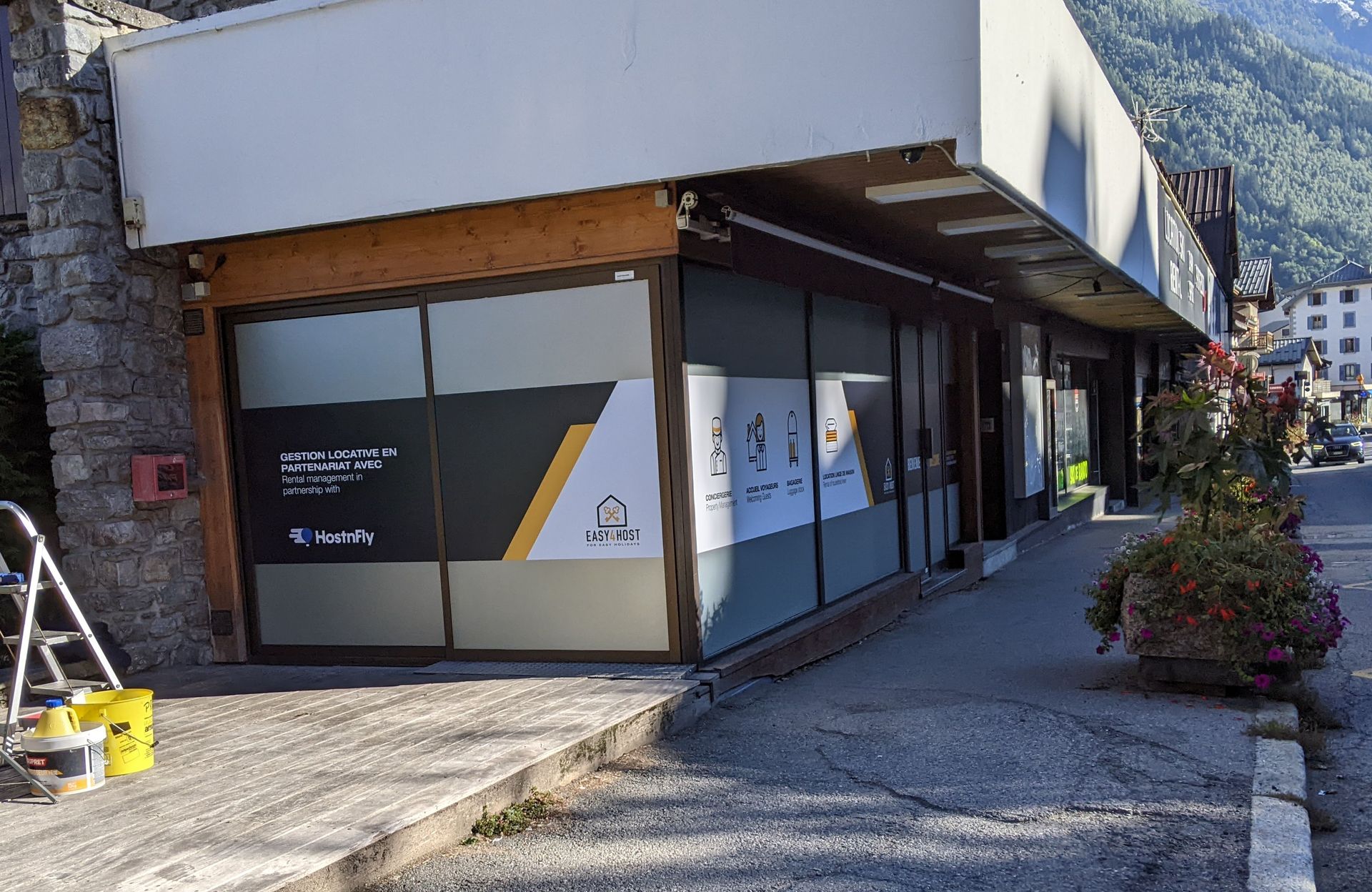 vitrophanie Chamonix mont blanc