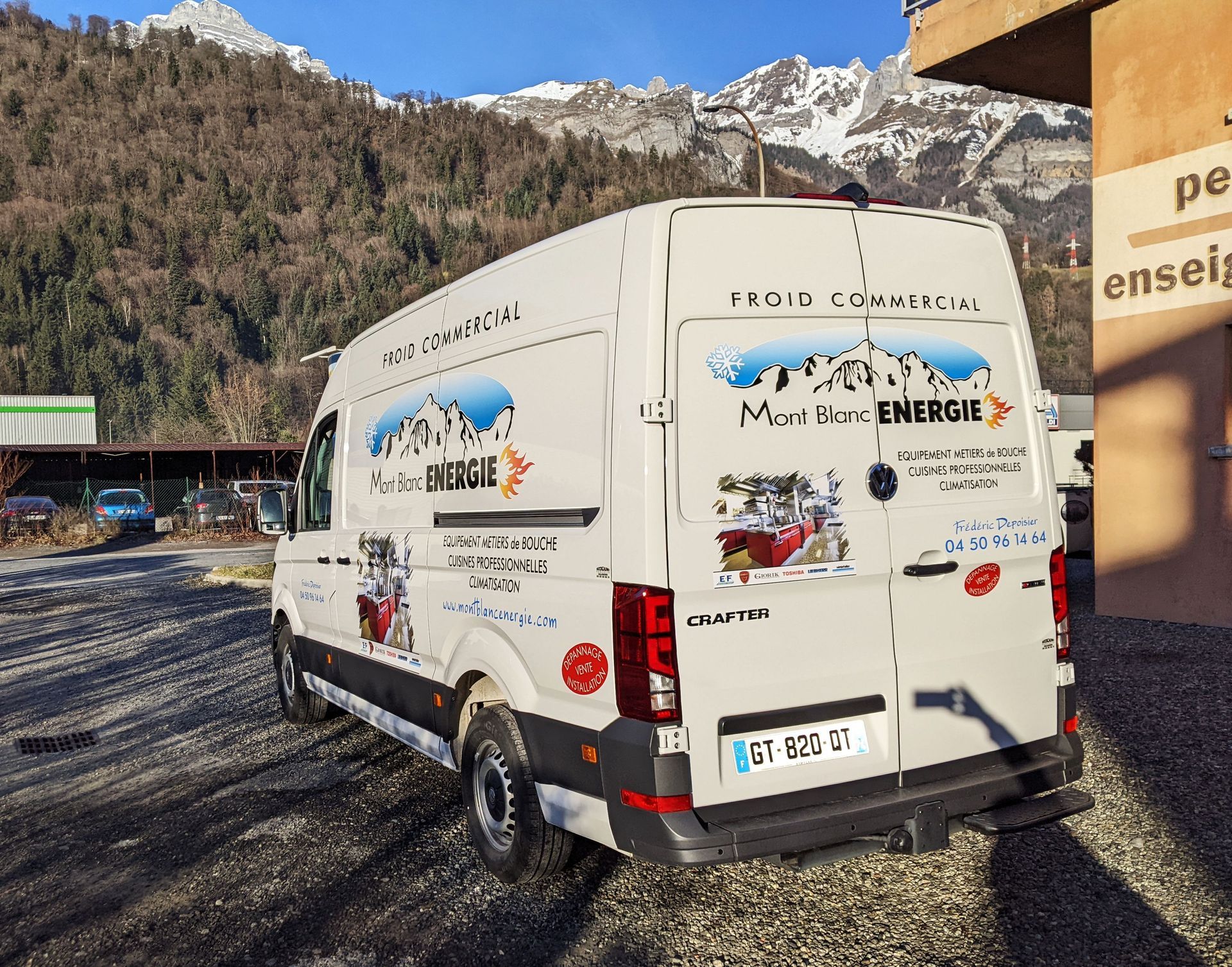 marquage véhicule Sallanches