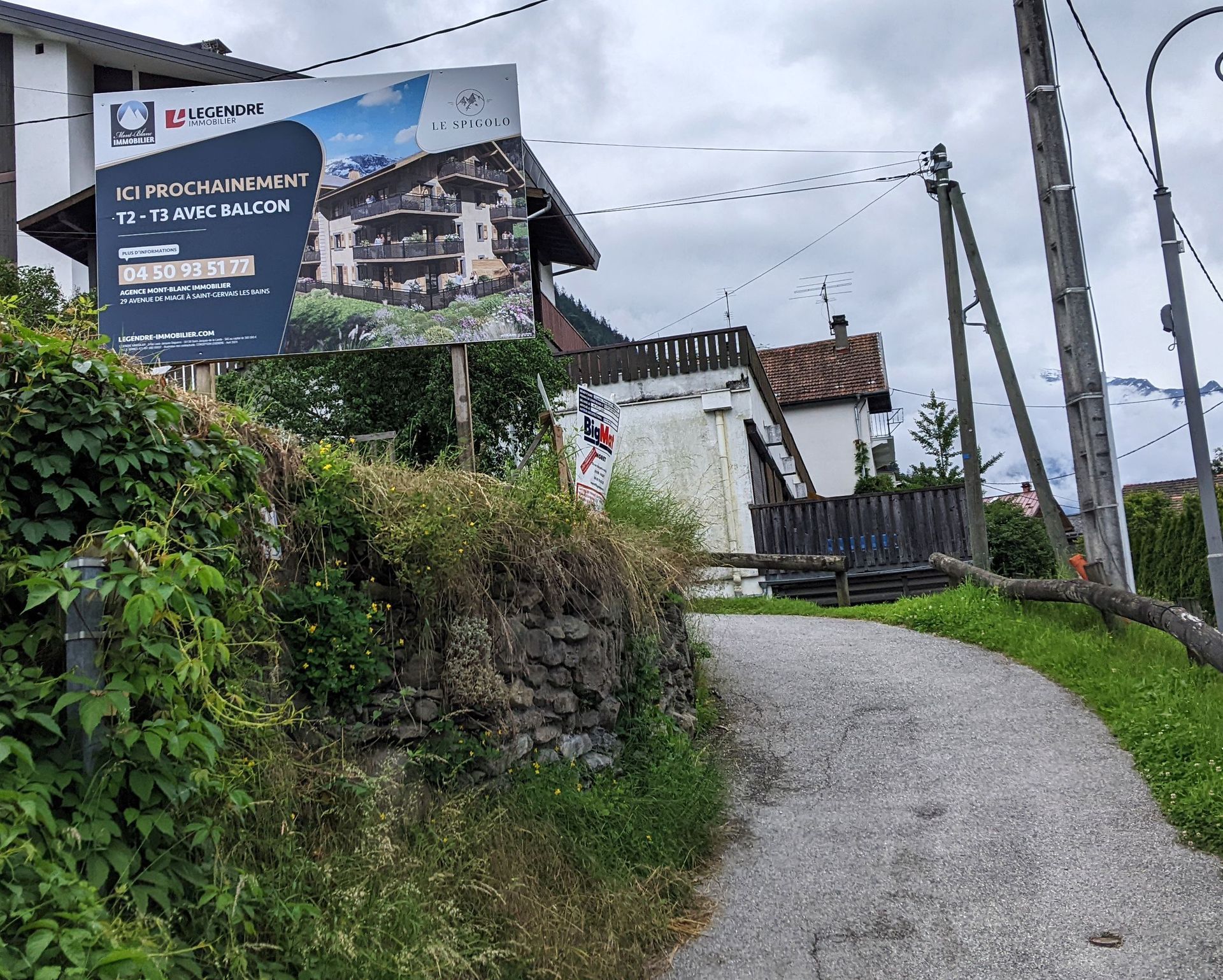 Panneau promotion immobilier Saint Gervais
