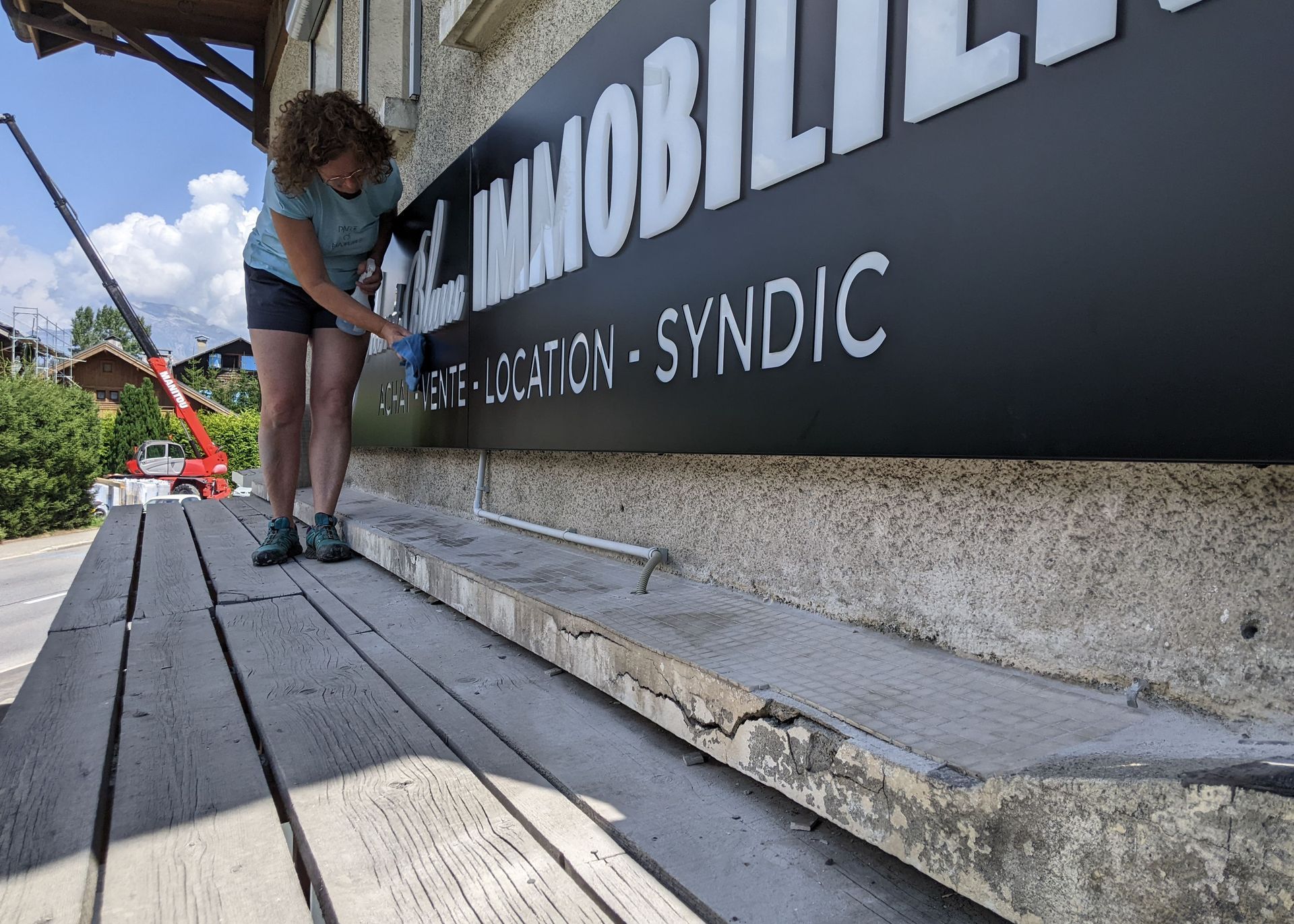 Eclairage lumineux LED installation 