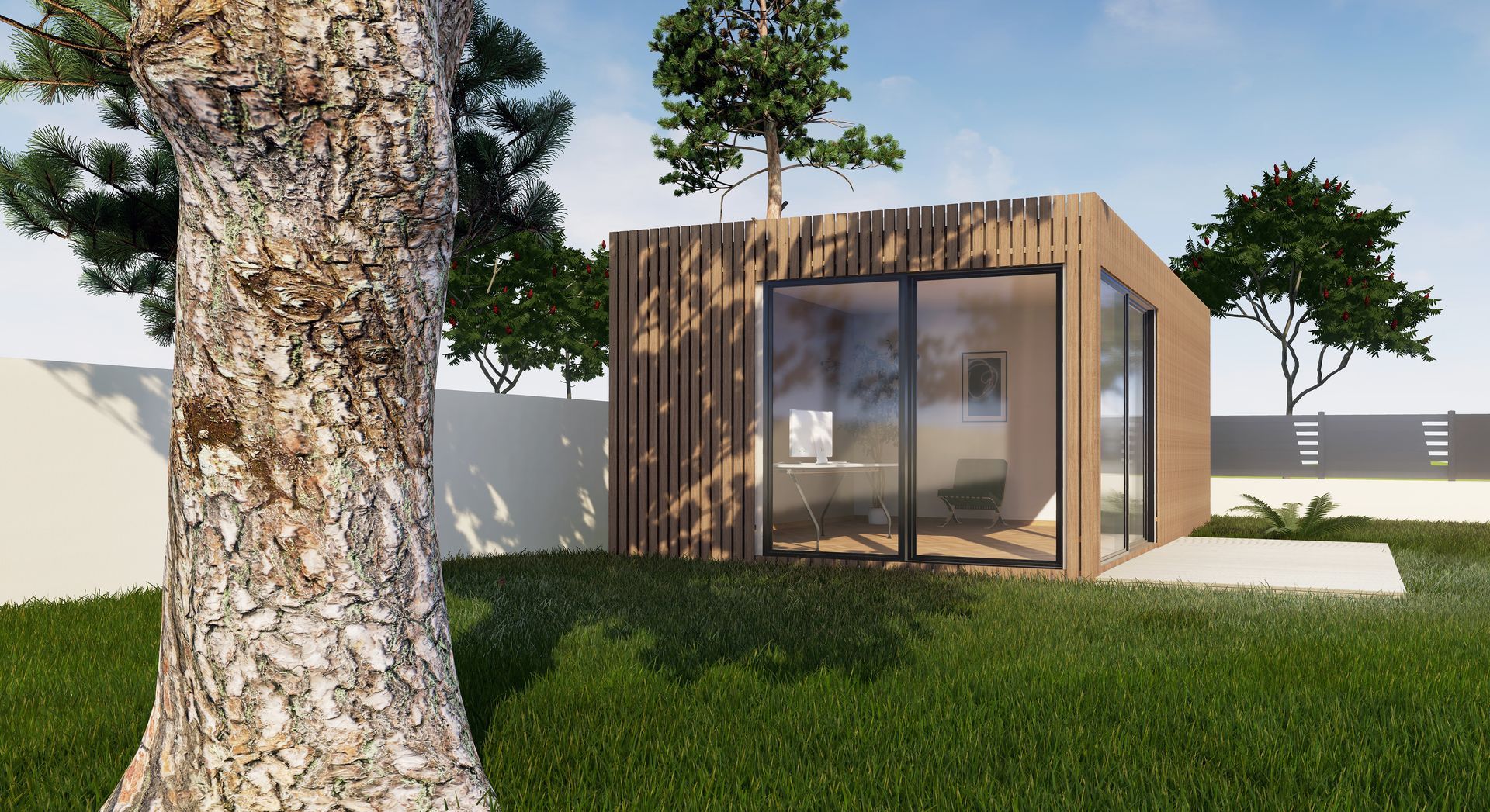 Extension en bois