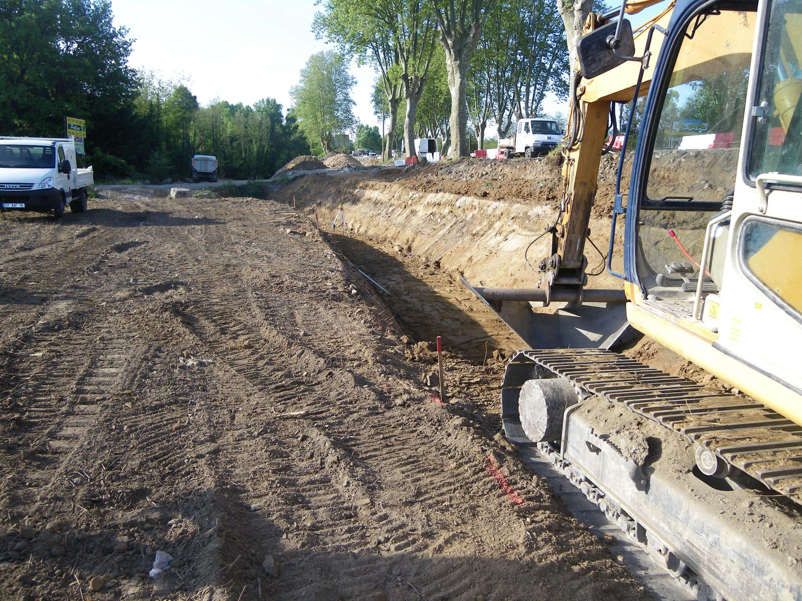 Travaux de terrassement