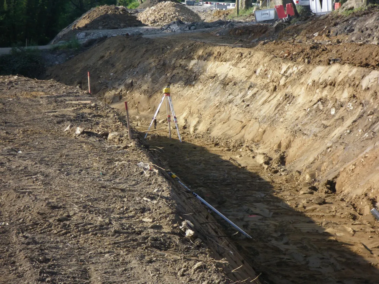 Travaux d'aménagement de camping