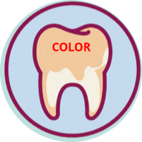 Icono de diente con la palabra 