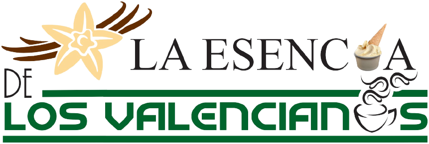 A logo for la esencia de los valencianos