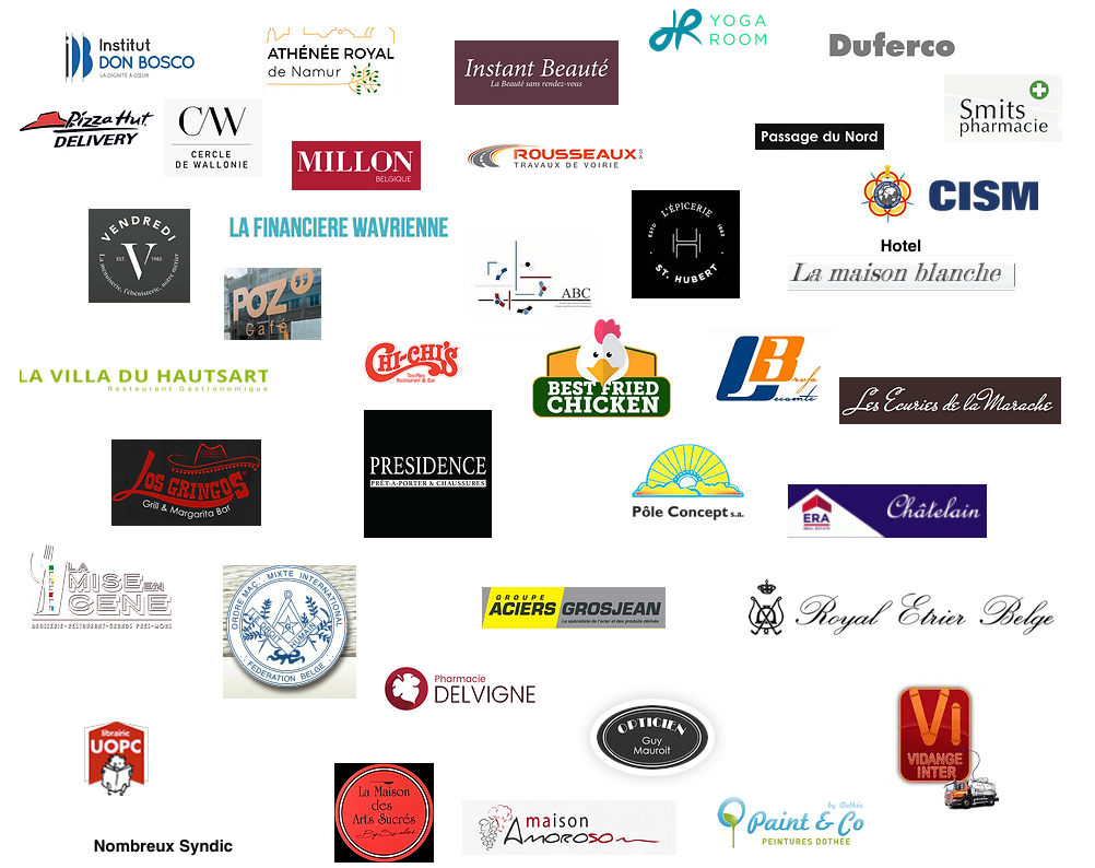 Logos de clients actuels