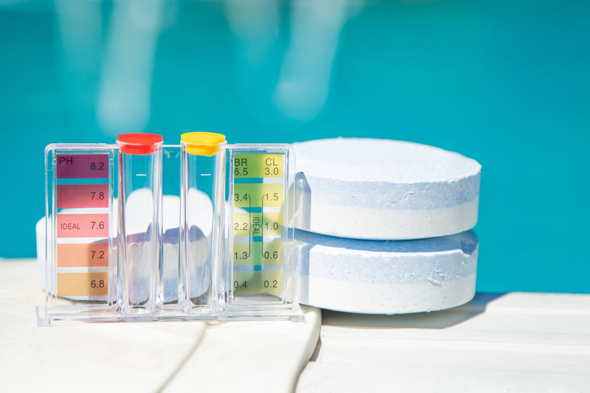 Produits pour le traitement de l'eau de piscine