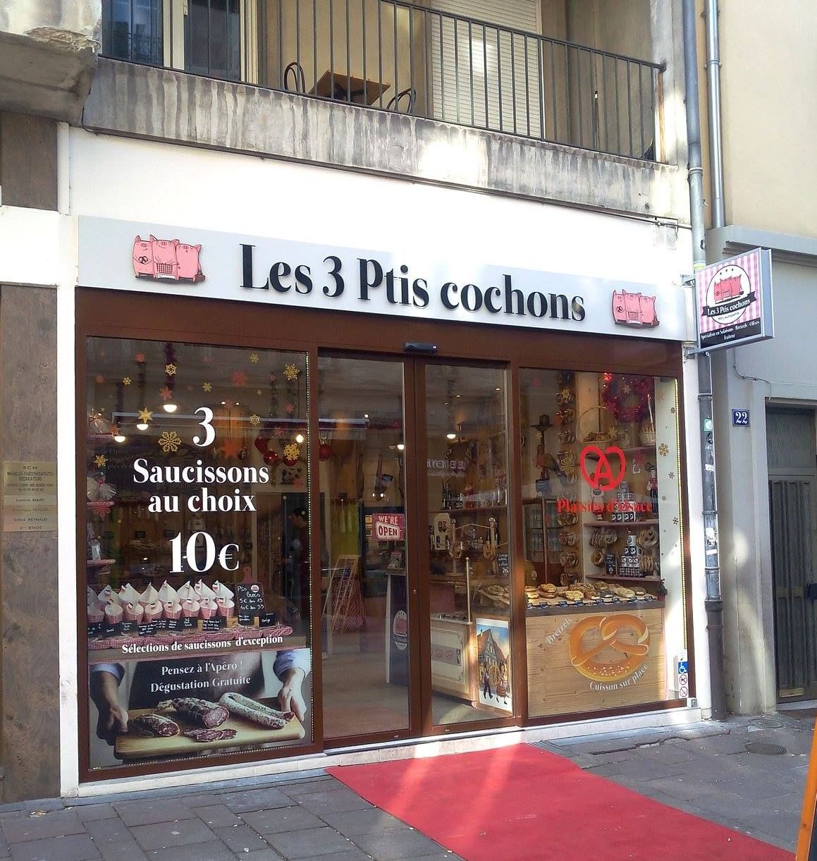 Vitrine les 3 ptis cochons